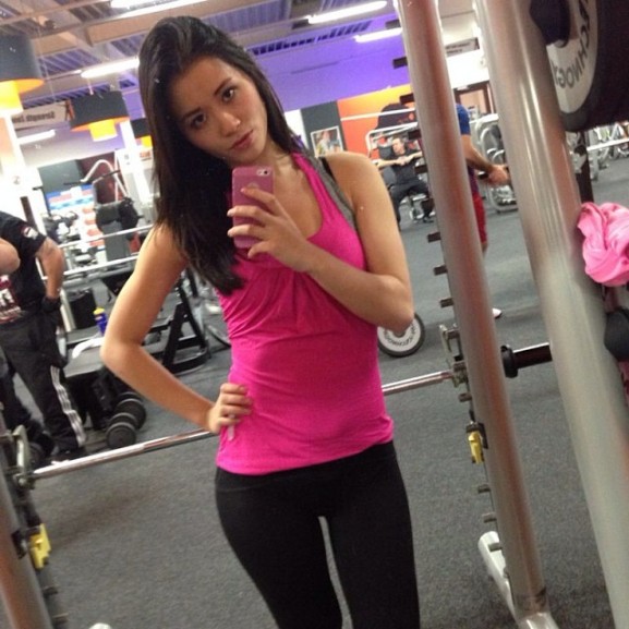 Fitness selfie