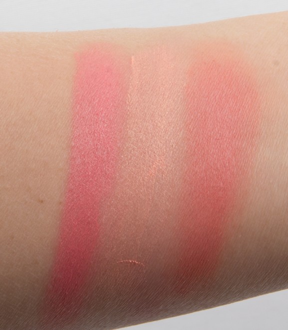 blush sleek make up swatch review california