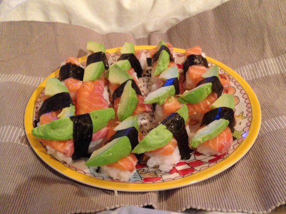 Sushi by Njoek Huong Zalm avocado