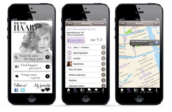 hairsalon finder app