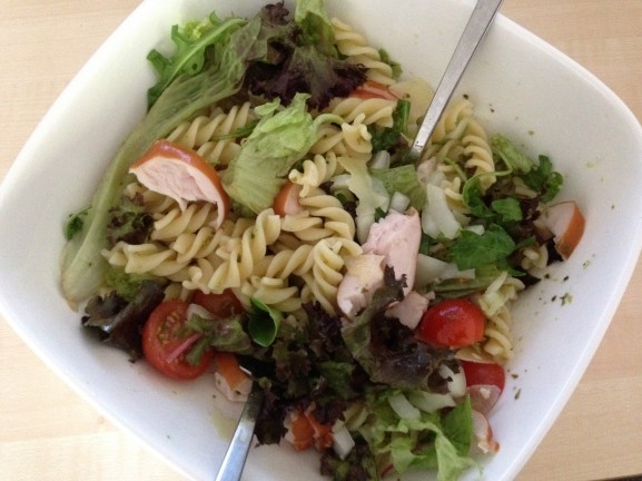 Pasta salade ah home made