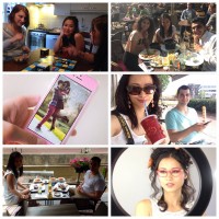 collage diary pics modelling iphone mosselen vakantie 2014