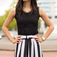 Black-white-striped-look-