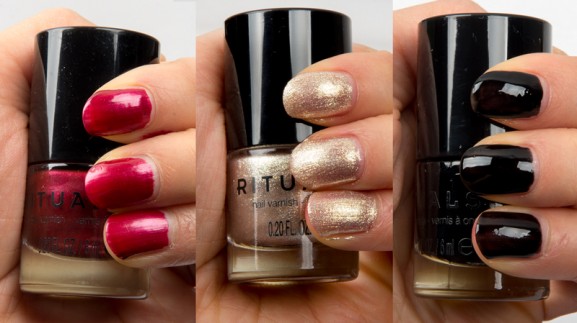 Rituals-Nagellak-Rood-goud-zwart-Diwali-Delight-Limited-edition