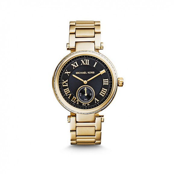 Michael-Kors-Black-gold-tone