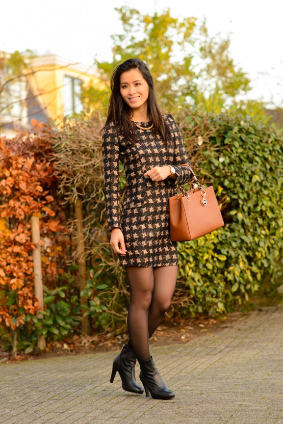 MyHuong-Jurk-Micheal-Kors-sheinside