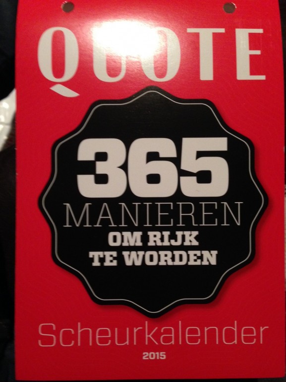 quote 365 manieren om te rijk worden