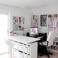 ikea room  pink imac