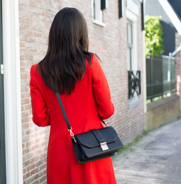 Lady-in-red