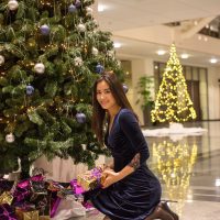 velours-blue-dress_zara_Christmas_outfit_2017